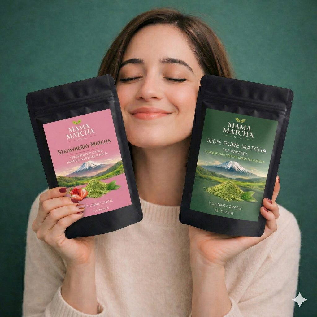 Pure Matcha & Strawberry Matcha Combo Pack (100g)